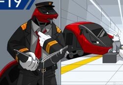 1_minute_long 1min_video animate_inanimate anthro anthro_only blowjob clothed clothing cum diphallia diphallism double_penis ejaculation exhibitionism fur furry gay in_heat ivxair3p jerking jerking_off jerkingoff knot living_machine living_train living_vehicle lots_of_cum male male_only masturbation no_sound open_mouth penis perspective police precum security_guard self_lubrication tagme tail throbbing_penis tongue train unusual_anatomy unusual_cum unusual_genitalia unusual_penis video watching