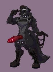 absurd_res amaranthnymph animal_genitalia animal_penis anthro arm_tuft ball_tuft balls big_balls big_penis black_body black_fur boots brimmed_hat canid canine canine_genitalia canine_penis canis clothing collar crotch_tuft dire_wolf ear_piercing elbow_tuft erich_fromm fluffy fluffy_chest footwear fur genitals gloves green_eyes grey_body grey_fur handwear harness hat headgear headwear hi_res huge_balls huge_cock industrial_piercing knot knotted_penis laced_boots leash leather leather_boots leather_clothing leather_footwear leather_harness male mammal muscular muscular_anthro muscular_male mythological_canine mythological_creature mythology neck_tuft penis piercing prehistoric_species red_penis shoes smile smiling_at_viewer solo spiked_collar spikes tail tipping_hat tuft werecanid werecanine werecreature werewolf wolf