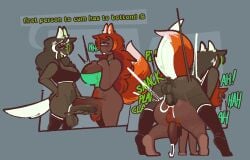 2dickgirls 2futas anal_sex animal_ears areola ass balls big_balls big_breasts big_penis blush bottomless breasts clothed clothing competition crop_top crossover cum cum_in_ass cumming_from_anal_sex dark-skinned_futa dark_skin dickgirl dog_ears duo edit ejaculation english_text erection fox_ears frottage fur futa_on_futa futa_only futa_sans_pussy futanari hairy_anus half_naked handjob happy_trail homestuck huge_breasts huge_cock humanoid_penis hung_bottom intersex jade_harley kemonomimi masturbation moan partially_clothed partially_nude penis premature_ejaculation pubic_hair smooth_balls smooth_penis source_request t4t tail terraria third-party_edit trans_woman transfem xenopavilia zoologist_(terraria)