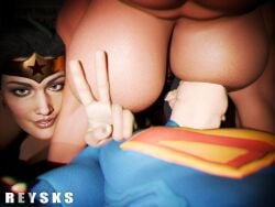 1boy 2girls 3d alien alien_boy alien_humanoid amazon big_ass big_breasts big_thighs bigger_female breasts bust busty chest clark_kent curvaceous curvy curvy_figure david_corenswet dc dc_comics dcu diana_prince digital_media_(artwork) female femdom giantess height_difference hips hourglass_figure huge_ass huge_breasts huge_thighs injustice_2 justice_league kal-el large_ass large_breasts large_thighs larger_female legs light-skinned_female light-skinned_male light_skin macro macro_female male male/female mature mature_female mature_male muscular muscular_female rysketches shorter_male size_difference slim_waist smaller_male straight suicide_squad:_kill_the_justice_league superman superman_(2025) superman_(clark_kent) superman_(series) tall_female taller_female taller_girl themysciran thick thick_hips thick_legs thick_thighs thighs voluptuous waist wide_hips wide_thighs wonder_woman wonder_woman_(injustice) wonder_woman_(series) wonder_woman_(suicide_squad_game)