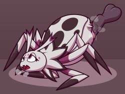 2023 4:3 8_limbs absurd_res arachnid arthropod arthropod_abdomen arthropod_abdomen_genitalia arthropod_abdomen_penetration arthropod_abdomen_vulva balls bodily_fluids breath disembodied_penis duo eyelashes female feral genital_fluids genitals hi_res ikakins kumoko looking_pleasured male male/female open_mouth penetration penile penile_penetration penis pink_eyes pupils sex so_i'm_a_spider_so_what? spider tongue vaginal_fluids vulva white_sclera