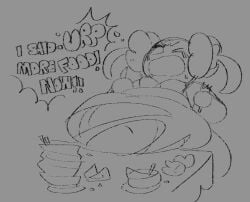 1girls bbw bratty cookie_run cookie_run_oc female mintrimo tagme weight_gain