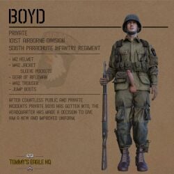 army erection gay gay_male gay_sex gun hard_on male medal_of_honor_airborne military soldier tommys_eagle_hq uniform weapon ww2