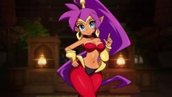 1boy 1girls 2d 2d_animation all_fours animated anus areolae ass barefoot big_ass blue_eyes blush breasts completely_nude completely_nude_female duo female femdom full_body genie genie_girl grinding grinding_on_penis heart laceysx laceyxitzal long_hair looking_at_viewer looking_back macstarva male naked naked_female nipples nude nude_female one_eye_closed open_mouth open_smile outercourse penis purple_hair pussy pussyjob shantae shantae_(character) silent_male silent_sub smile sound stripped suddenly_naked tagme undressed video voice_acted wink