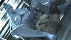 3d 3d_(artwork) big_ass big_balls big_breasts big_penis blender cum final_fantasy final_fantasy_vii futa_only futanari lewdhyl scarlet_(ffvii) shiva_(final_fantasy)
