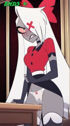 vaggie (hazbin hotel) from hazbin hotel by ends34