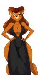 1girls 2025 anthro bear bear_ears bedroom_eyes big_breasts black_dress black_nose blush blush breasts brown_bear brown_body brown_eyes brown_fur brown_hair cleavage digital_art digital_drawing_(artwork) digital_media digital_media_(artwork) disney dress eyelashes female furry hair long_hair looking_at_viewer mammal mastergodai png png_background rebecca_cunningham seductive seductive_look seductive_smile smile smiling smiling_at_viewer solo talespin thick_thighs transparent_background transparent_png ursid ursid_humanoid ursine voluptuous voluptuous_female wide_hips