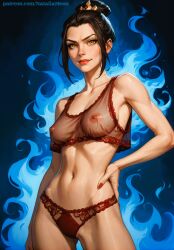 azula from avatar the last airbender by nataliamoon