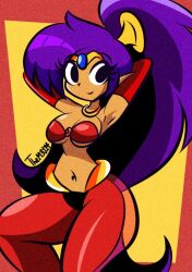 shantae (character) from shantae by diego mejia