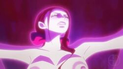 animated big_nipples black_maria breasts casual_nudity clothing female female_only fighting giantess huge_breasts nico_robin nipples nude nude_filter one_piece s10collage sound tagme topless video