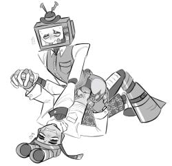 2boys cuntboy hand_on_neck holding_hands intersex looking_pleasured male mr._puzzles mr._wpnz pussy riding smg4 smg4_art tv_head vaginal_penetration vaginal_sex
