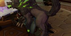 ambiguous_gender blizzard_entertainment dubious_consent elf elf_ears elf_female forced forsaken forsaken_female hati hood_up knot knotting larger_male magic pale-skinned_female pale_skin red_eyes size_difference smaller_female sylvanas_windrunner undead undead_(warcraft) undead_female warcraft warcraft_3 wolf worg world_of_warcraft zoophilia