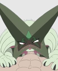deepthroat male_human/female_pokemon meowscarada pheroviran pokemon pokemon_(species)