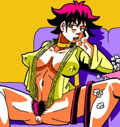 2d bottomless capcom darkchapel666 female female_focus female_only karate karate_gi makoto_(street_fighter) street_fighter tagme tomboy