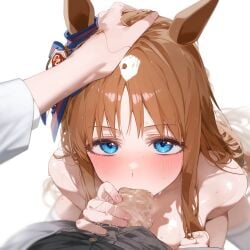 1girls ai_generated animal_ears anthropomorphization artist_request eyes female grass_wonder_(umamusume) hair legs skin tagme umamusume umamusume_pretty_derby young