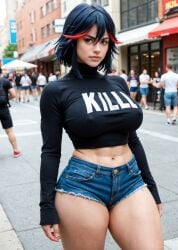 ai_generated kill_la_kill matoi_ryuuko tomboy
