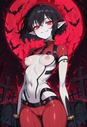 1girls 2025 absurd_res absurdres ai_generated amate_yuzuriha amate_yuzuriha_(cosplay) anime_nose black_hair blood bodysuit breasts cameltoe civitai cleft_of_venus cosplay covered_erect_nipples covered_navel dark_fantasy elf elf_ears elf_female elf_girl erect_nipples female goth goth_elf goth_girl gothic gundam gundam_gquuuuuux hd hi_res high_resolution highres hylian_r34 lipstick mosquito_bites original_character perky_nipples petite petite_body petite_breasts petite_female plugsuit pointy_ears pussy red_eyes revealing_clothes ryre_(hylian_r34) sadistic_girl sadistic_smile short_hair small_breasts smile smiling smiling_at_viewer smug tagme thin_waist uncensored vampire vampire_elf vampire_girl white_skin young_female