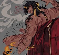 awooga bara blowjob body_hair cigar cigarette_smoke cumdump dialogue_box faceless_male fat_tits gay gay_domination gay_sex gooning honestly_quite_incredible jacket_only large_penis leakylycan lei_heng_(limbus_company) licking_cock limbus_company looking_back looking_pleasured male male_only maledom malesub meat_toilet men_only muscular muscular_male musk musky_cock nude_male oh_my_god oh_my_goodness_gracious oral oral_sex penis project_moon scars_all_over scruffy_hair sex_slave sexy_male smoking stripped_naked submissive_male thick_thighs tiger tiger_print voluptuous_male wanting_more yaoi zooweemama