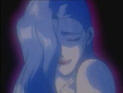 1girls alone animated blue dragon_pink face female female_only masturbation screencap solo