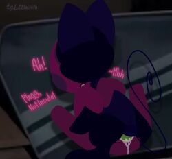 animal_genitalia black_body cat_ears cat_tail cum cum_in_pussy english_text female feral_on_feral forced green_penis kwami laying_down legs_spread littlelilith male male/female miraculous_ladybug moaning open_mouth plagg_(miraculous_ladybug) red_body screencap_background sex tagme tikki_(miraculous_ladybug) vaginal_sex