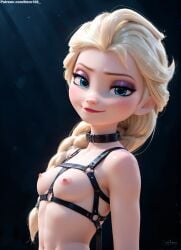 1girls 2d 3d ai_generated athletic athletic_female big_eyes blonde_female blonde_hair blue_eyes bmedium_breasts bondage braid breasts chest completely_naked completely_nude completely_nude_female cute cute_face detailed disney elsa_(frozen) eyelashes eyeshadow female female_only fit fit_female focus frozen_(film) frozen_2 harness high_quality legs light-skinned_female light_skin lips lipstic looking_at_viewer makeup mascara naked nero100 nipples nude nude_female pale-skinned_female pale_skin perky_breasts posing seductive seductive_look side_view sideboob skinny skinny_girl small_breasts stable_diffusion tagme thighs thin_female