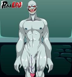 2d grey_skin large_penis monster monster_cock peika-ero red_eyes regenerador regenerator_(resident_evil) resident_evil resident_evil_4 taller_male