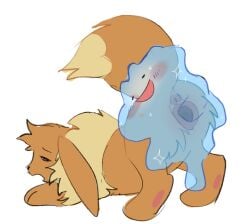 ambiguous_gender ambiguous_penetration animal_genitalia animal_vulva anus canine_genitalia canine_vulva ditto_(pokemon) duo eevee female female/ambiguous feral feral_penetrated from_behind_position fuckabledog fur generation_1_pokemon genitals male male/female nintendo open_mouth penetration pokemon pokemon_(species) raised_tail sex shiny_pokemon slime_sex tail vaginal_penetration vaginal_penetration vulva