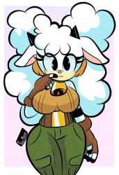 lanolin the sheep from sonic (series) by diego mejia