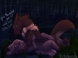 4:3 anthro anthro_on_feral backsack balls biped birbobuzzle bodily_fluids border_collie bovid canid canine canis caprine caught collar collie dialogue digitigrade domestic_dog domestic_sheep dominant dominant_feral duo ear_piercing ear_tag female female_anthro feral flirting flirting_look fluffy fluffy_chest fluffy_tail forest genitals herding_dog hi_res male male/female male_feral mammal nervous nervous_grin nervous_smile nervous_sweat night pastoral_dog piercing pinned pinned_to_ground plant quadruped question questionable_consent questioning questioning_tone raised_leg sheep sheepdog smug smug_expression smug_eyes smug_face speech_bubble story story_in_description submissive submissive_anthro submissive_female sweat tail talking_feral tree zoophilia
