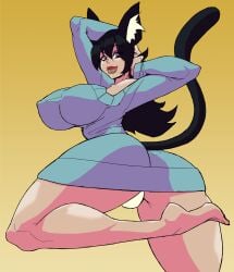 1girls big_ass big_breasts breasts cat_ears cat_girl cat_tail catgirl curvaceous curvy curvy_figure digital_media_(artwork) female hips hourglass_figure huge_ass huge_breasts humanoid large_ass large_breasts legs mature mature_female neko slim_waist theoverloader thick thick_hips thick_legs thick_thighs thighs voluptuous waist wide_hips