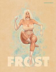 blonde_hair emma_frost female hellfire_club large_breasts lonedesert marvel marvel_comics white_queen wide_hips x-men