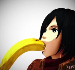 1girls 3d animated attack_on_titan banana black_eyes black_hair dark_hair deepthroat deepthroat_invitation deepthroat_request dildo fellatio female female_only kishi loop mikasa_ackerman mp4 no_sound oral sexually_suggestive solo throat_barrier throat_training video xnalara xps