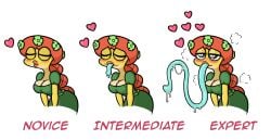 1girls accessory amphibia amphibia_(series) amphibian anthro anthro_focus anthrofied breasts breasts_on_tray breasts_out clothed clothing disney disney_channel felicia_sundew female flower flower_in_hair frog hair hair_accessory humanoid_hands lipstick long_hair makeup milf plant red_hair reptile smooth_skin solo swampman very_long_hair yellow_skin