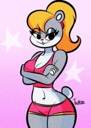 berri big_ass big_breasts big_breasts big_butt big_thighs big_titties conker's_bad_fur_day curvaceous curvaceous_female curvaceous_figure curvy curvy_figure curvy_hips diego_mejia female female_focus female_only furry furry_female furry_only looking_at_viewer short_hair yellow_hair