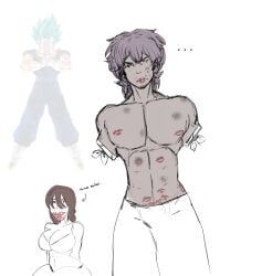 after_sex alternate_universe amputee asian_female big_breasts breasts chainsaw_man couple dark-skinned_male dark_skin double_amputee female funny hickey_marks identity_devil innocent_expression kinky lipstick_mark makima_(chainsaw_man) male meme multi_eye muscular muscular_male original_character sketch smile solo_male vegito zeezuu