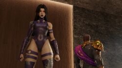 ass_cleavage ass_crush black_panther_(marvel_rivals) comic crush crushed giantess giantess-fan-comics psylocke_(marvel_rivals) tagme