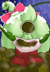 1girls 2022 2d 2d_(artwork) 2d_artwork anus ass big_ass big_butt blush candy_cane christmas color crowning dinosaur evil_grin fat_ass female feral furry furry_female game_freak generation_2_pokemon gigantic_anus gigantic_ass green_skin huge_anus huge_ass ice looking_at_viewer looking_back meganium nintendo pokemon pokemon_(species) pooping_on_floor raised_tail reptile sauropod scalie scalie_female scat smile smug stocking tail thick_tail video_games vines yellow_eyes yoorik