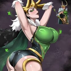 lady loki from marvel by omniartstudio