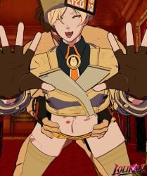 1boy 1girls 3d 3d_animation accurate_voice_acting ahe_gao doggy_style fucked_from_behind fucked_silly guilty_gear guilty_gear_strive lolikill millia_rage ntr original_voice sol_badguy sound tagme tongue_out video