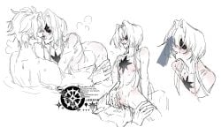 2boys anaxa_(honkai:_star_rail) blush boypussy cumshot cuntboy dick_on_face gay honkai:_star_rail in_water kissing male male_only phainon_(honkai:_star_rail) riding_penis size_difference trans_man vaginal_penetration yaoi