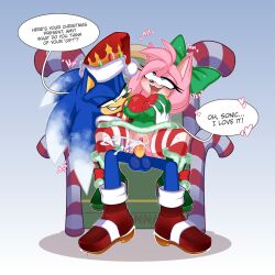 amy rose from christmas by cand1tty