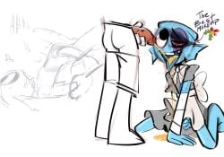 finn (dandy's world) from ahe gao by r rbox