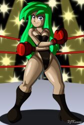 1female 1girls 2019 arms_crossed artist_logo artist_name bare_arms bare_shoulders bare_skin bare_thighs boxing boxing_gloves boxing_ring camera_flash cartoon_network cleavage clothed clothed_female clothes clothing digital_art digital_drawing digital_drawing_(artwork) digital_media digital_media_(artwork) female_focus female_only female_solo fighting_ring green_hair green_hair_female heel_boots heeled_boots heels heels_only leotard long_green_hair long_hair long_hair_female looking_aside looking_aside_at_viewer looking_at_viewer looking_pleasured ok_k.o.!_let's_be_heroes punching_judy red_boxing_gloves red_gloves red_rope red_ropes shiny shiny_body shiny_breasts shiny_clothes shiny_gloves shiny_hair shiny_legs shiny_leotard shiny_skin shiny_thighhighs shiny_thighs solo solo_female solo_focus thigh_gap thigh_highs thighhighs thighs warner_bros._animation watermark x^j^kny xjkenny