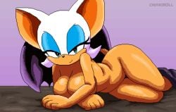 rouge the bat from sega by chunkiroll