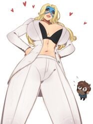 blonde blazer from dispatch (game) by kyopink