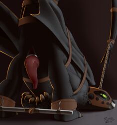 night fury from dreamworks by flyttic (artist)