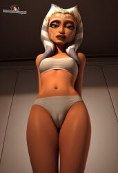 ahsoka tano from clone wars by jaajaai