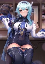 eula (genshin impact) from genshin impact by kirima (kirim ld 0617)