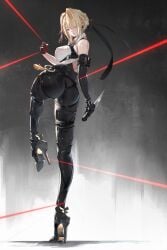 evelyn chevalier from zenless zone zero by eyoillus