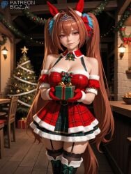 1girls absurd_res ai_generated animated artist_name big_breasts bigz_ai brown_hair clothing curvy curvy_figure daiwa_scarlet_(umamusume) female female_focus female_only highres horse_ears horse_girl horse_tail huge_breasts light-skinned_female light_skin long_hair skirt solo solo_female stockings thick_thighs thighhighs tiara umamusume umamusume_pretty_derby